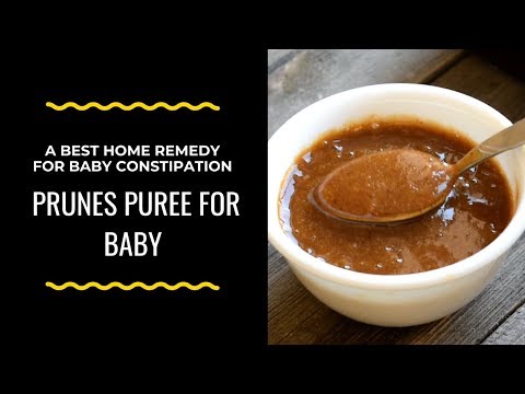 Prunes Puree Recipe for Babies | Prunes for Baby Constipation #shorts