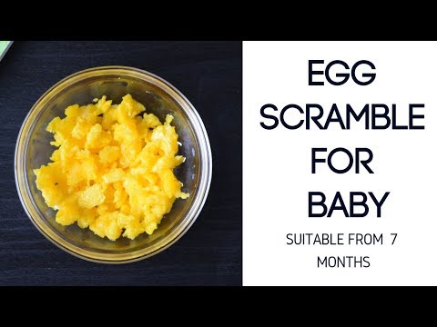 Scrambled Eggs Recipe for Babies | 7 Months + Baby Food