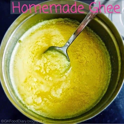 Homemade Ghee Recipe for Babies (From Butter) How to Make Ghee at Home