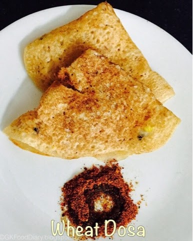 Wheat Dosa Recipe | How to make Instant Wheat Dosa for babies, toddlers, and Kids