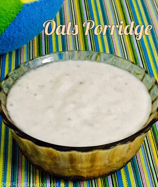 Oats Banana Porridge