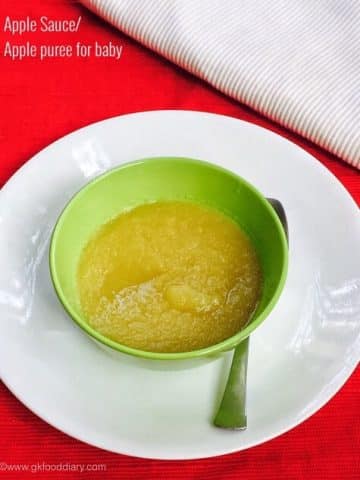 Make Delicious Apple Puree For Babies - Easy & Healthy Baby Food