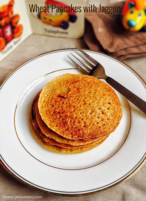 Wheat Pancakes Recipe for Babies & Kids | Kids Snacks ...