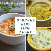 6 Months Baby Food Chart with Indian Baby Food Recipes