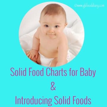 COMPLETE GUIDE ON SOLIDS | SOLID FOOD CHARTS FOR 6-12 MONTHS BABY WITH RECIPES