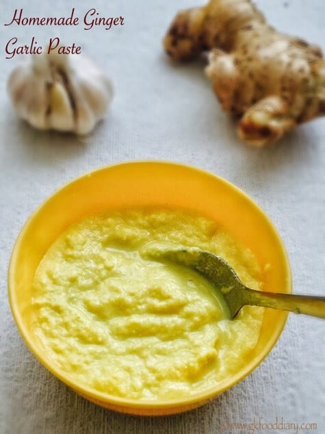 Homemade Ginger Garlic Paste Recipe