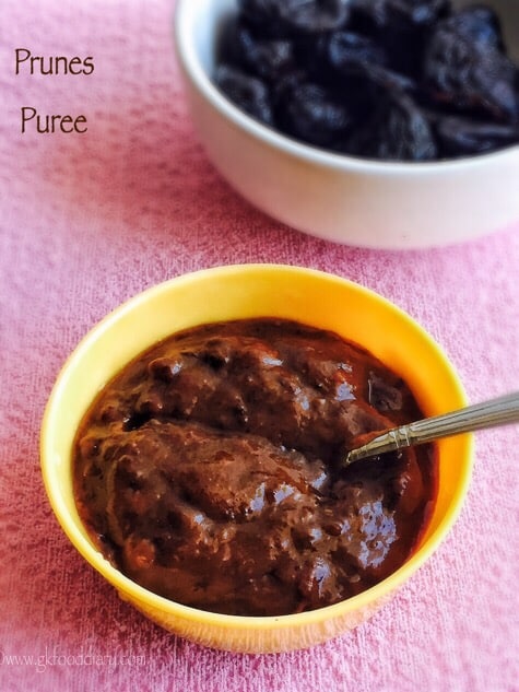 Prunes Puree Recipe for Babies | Prunes for Baby Constipation