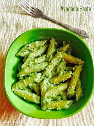 Avocado Pasta recipe for Babies, Toddlers and Kids | Pasta Recipes