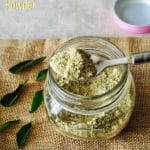 Homemade Curry Leaves Powder for Babies Health Mix Powder