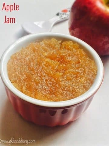 Apple Jam Recipe for toddlers and kids