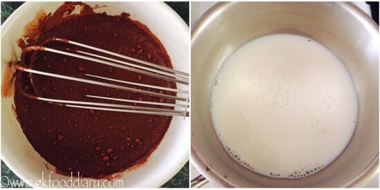 Chocolate Milk Recipe step 2