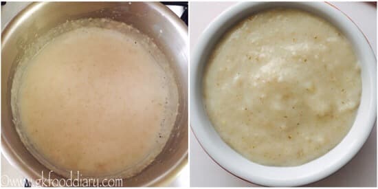 Homemade Oats porridge recipe for Babies - step 3