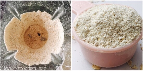 Homemade Oatmeal Cereal Powder for Babies and Toddlers 