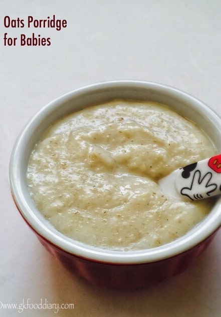 Oats porridge recipe for Babies