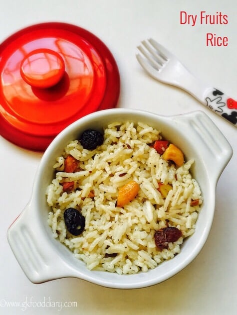 Dry Fruits Rice Recipe for Kids