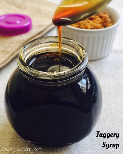 Jaggery Syrup Recipe for Babies, Toddlers