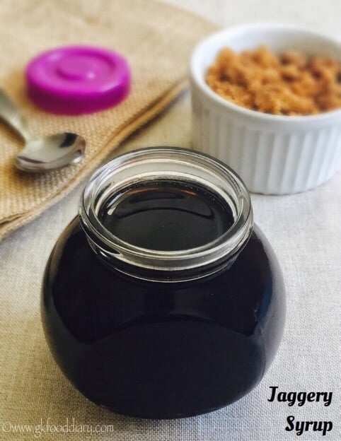 Jaggery Syrup Recipe for Babies, Toddlers kids