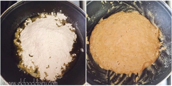 Wheat Halwa recipe step 2
