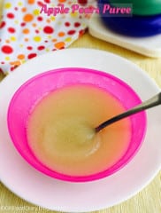 APPLE PEARS PUREE for Babies