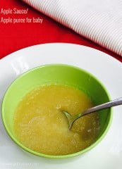 Apple Puree for Babies