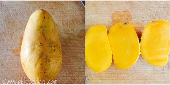 Mango Puree Recipe Step 1