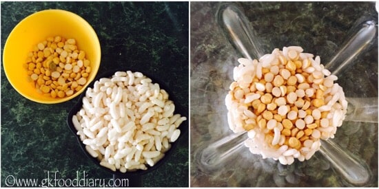 Puffed Rice Cereal Recipe for Babies Step 1
