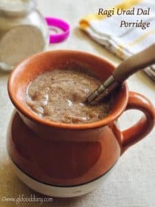 Ragi Urad Dal Porridge Recipe