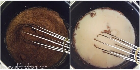 Ragi Urad Dal Porridge Recipe step 2