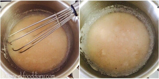 Instant Sooji Porridge Recipe Step 2
