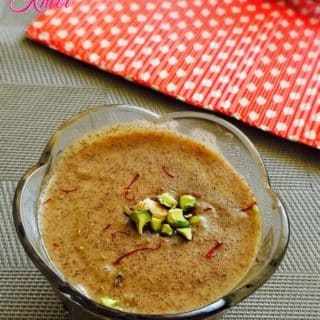 Ragi Kheer Recipe For Babies, Toddlers And Kids | Nachni Kheer