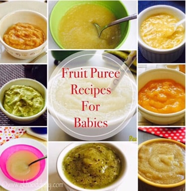 Banana Baby Food with Pitaya  Stage 2 Banana Puree For Your Baby