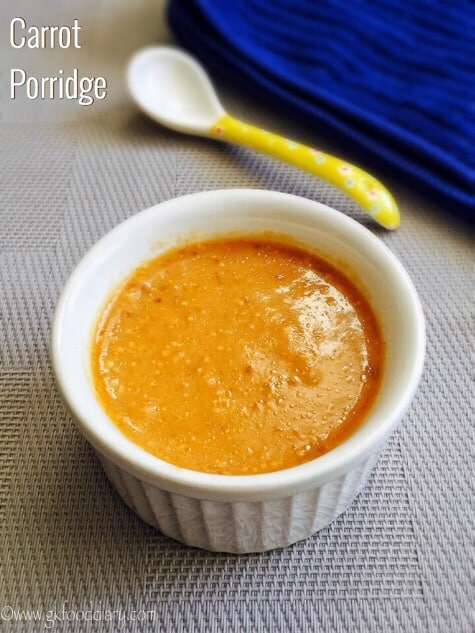 Carrot Porridge Recipe