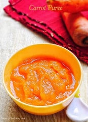 Carrot puree