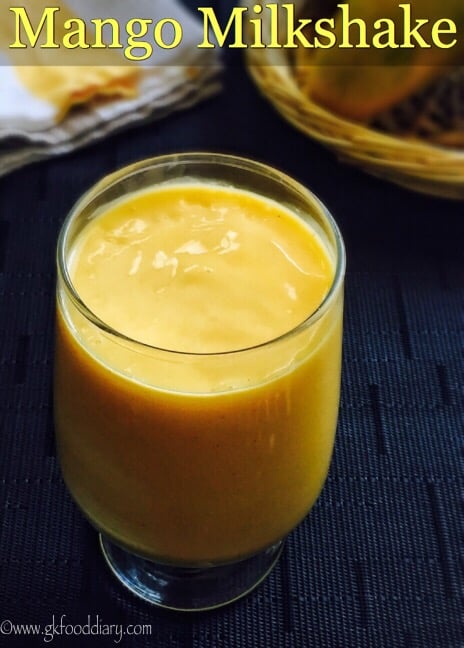 Mango Milkshake Recipe