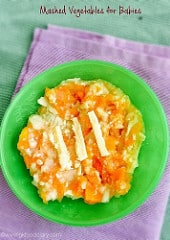 Mashed vegetables