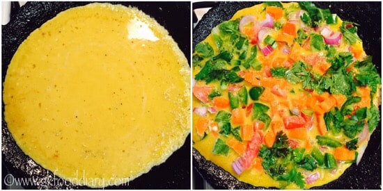 Oats Egg Omelette Recipe Step 2
