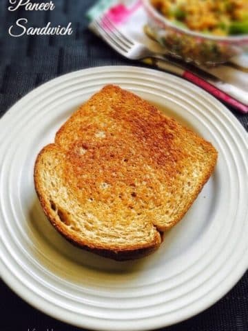 Paneer Sandwich Recipe for Toddlers Kids