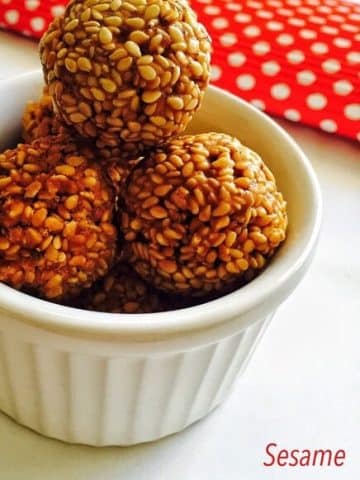 Sesame Ladoo Recipe for Toddlers ,Kids