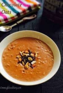 Chocolate Oats Recipe for Babies, Toddlers and Kids