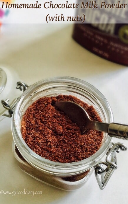 Homemade Chocolate Milk Powder Recipe for Toddlers, Kids