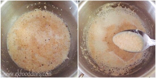 Rajgira Porridge Recipe Step 1
