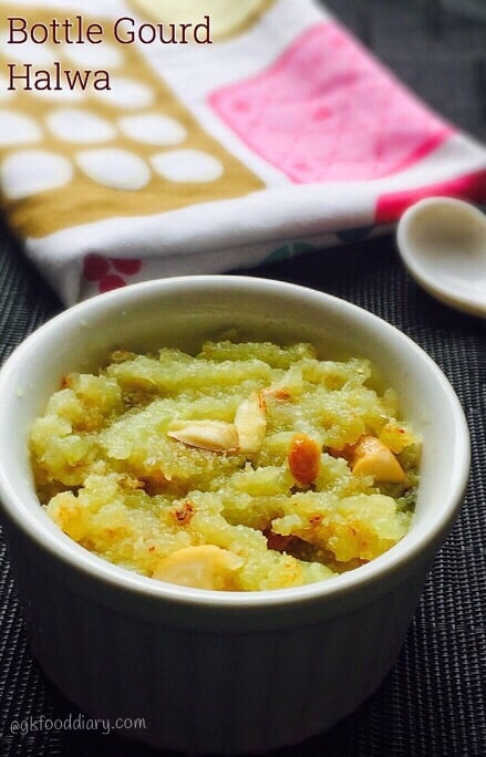 Bottle Gourd Halwa Recipe for Toddlers and Kids