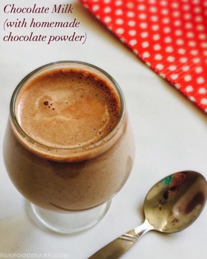 Chocolate Milk for Toddlers & Kids with Homemade Chocolate Powder