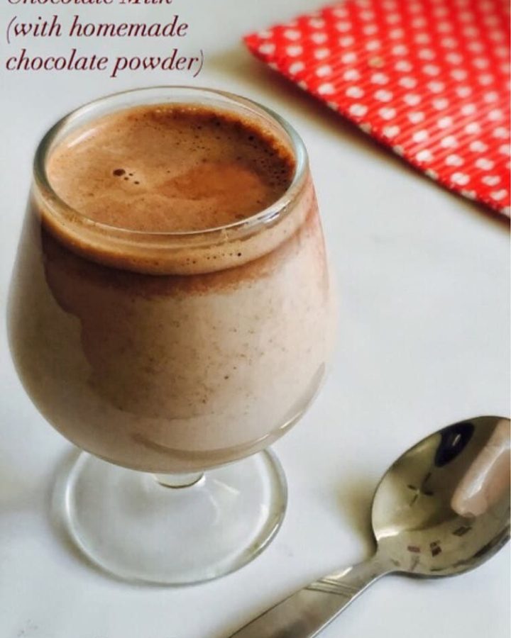 Chocolate Milk for Toddlers & Kids with Homemade Chocolate Powder