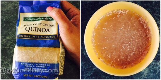 Quinoa Porridge Recipe Step 1