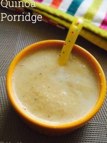 Quinoa Porridge for Toddlers and Kids