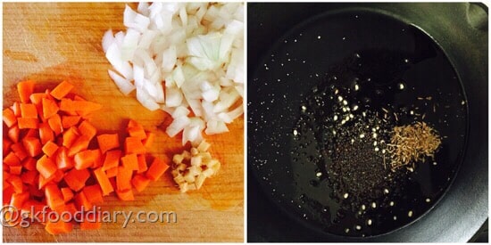 Quinoa Upma Recipe Step 1