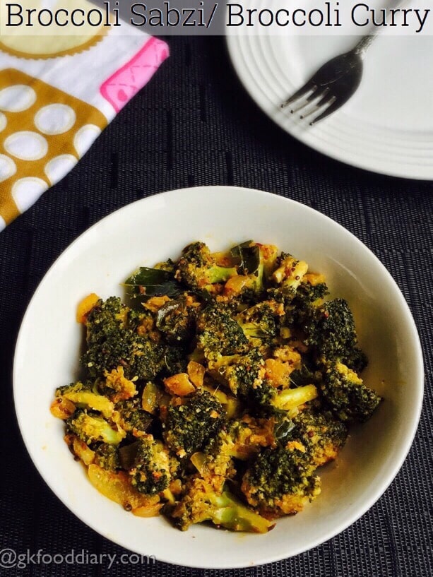 Broccoli Curry Recipe for Toddlers