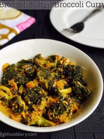 Broccoli sabzi Recipe for Toddlers and Kids