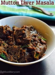 Mutton Liver Masala Recipe for Toddlers and Kids | Lamb Fry